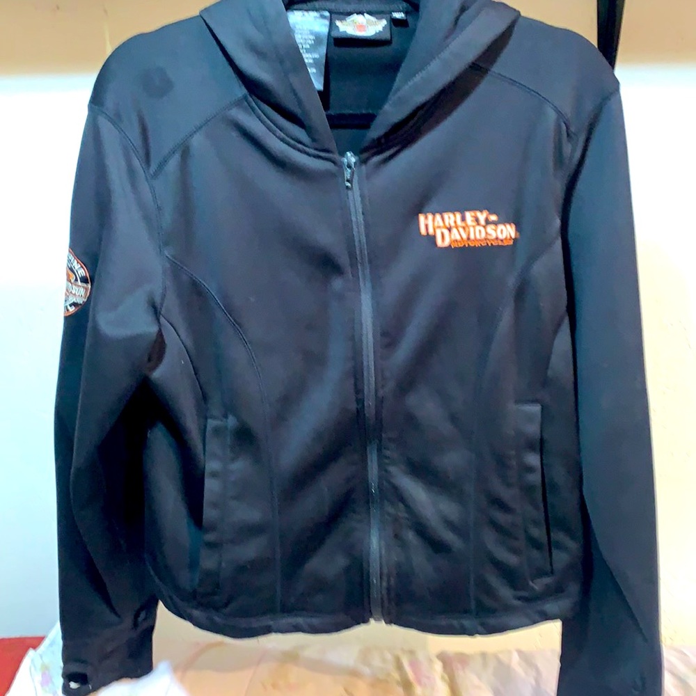 Harley Davidson zip up hoodie size L p
